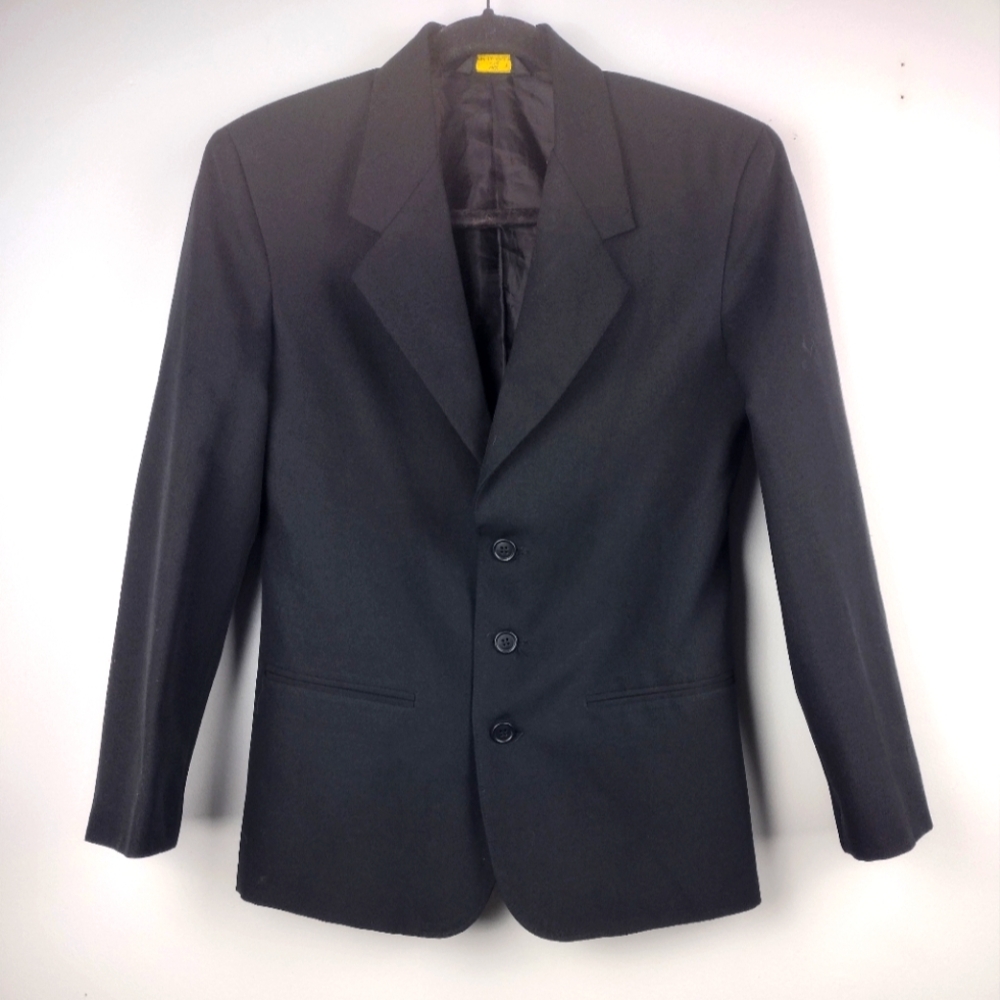Classic Black Boy's Blazer